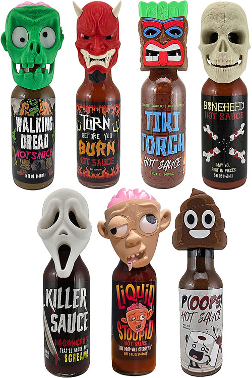 Bottle Heads Collector's Hot Sauce Gift Set