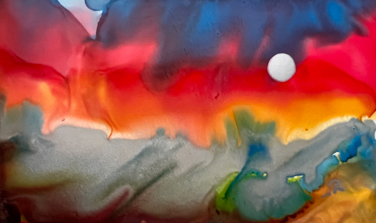 Alcohol Ink Dreamscape #895