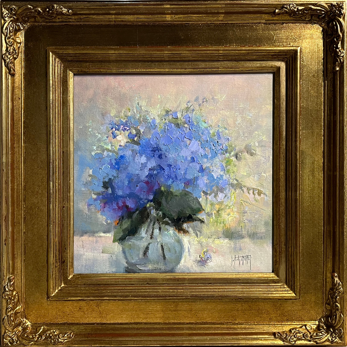 Love for My Blue Hydrangea's Sparkle