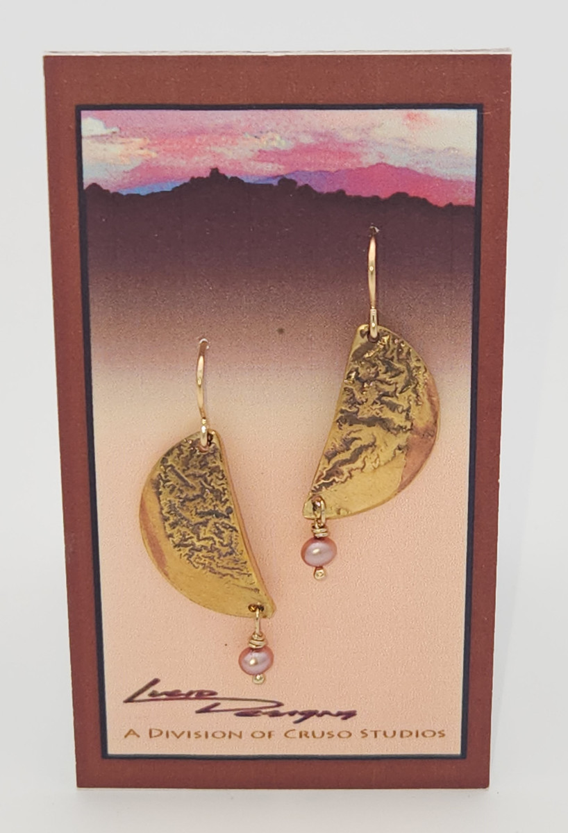 Earrings ~ Reti Half Moon Drops