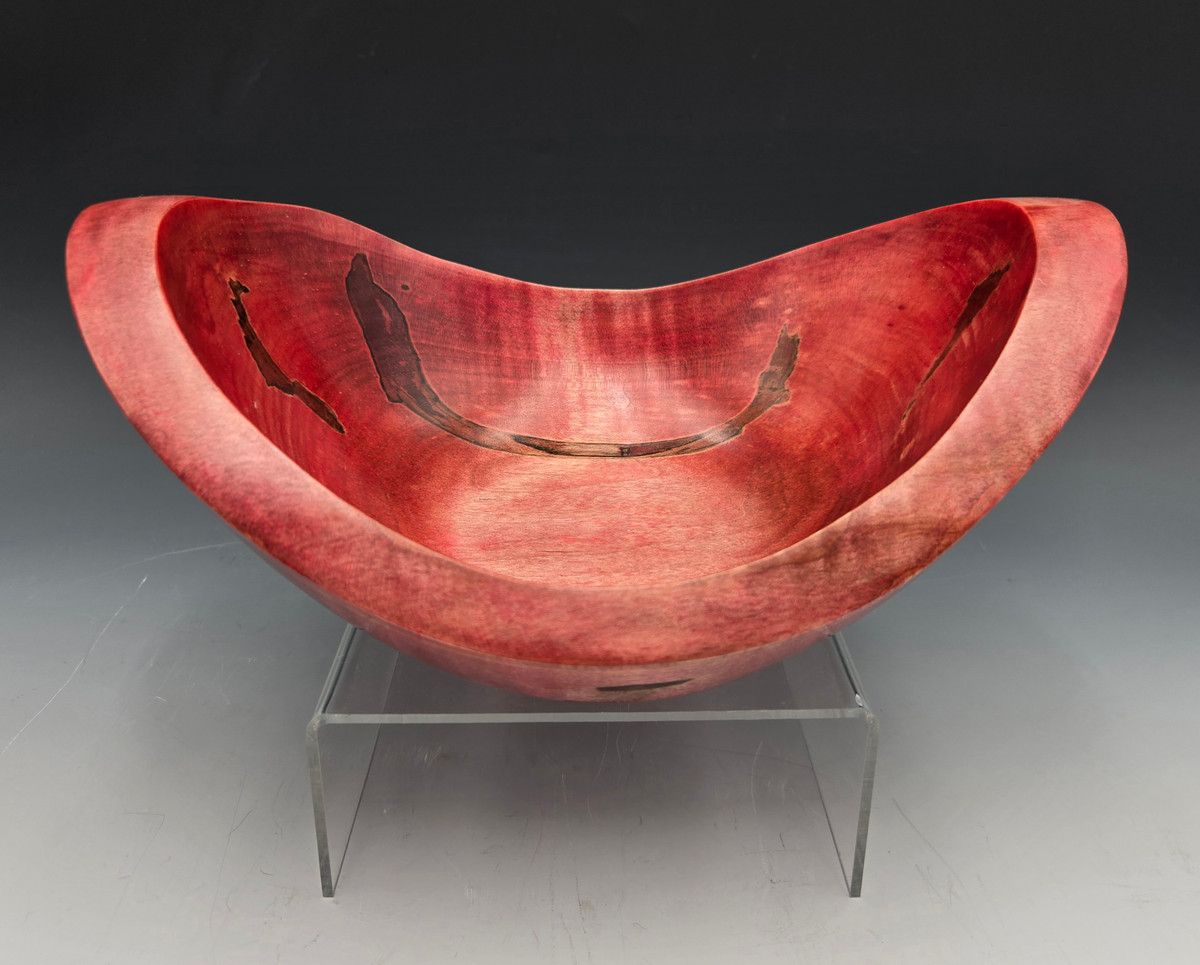 Bowl - Maple, Red - 8AB