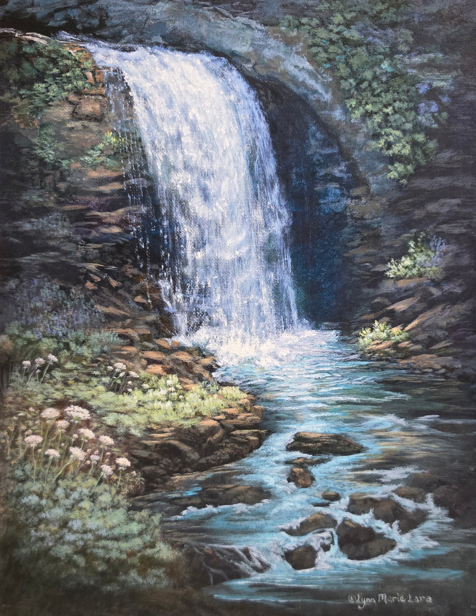 Looking Glass Falls- Canvas 24 x 18