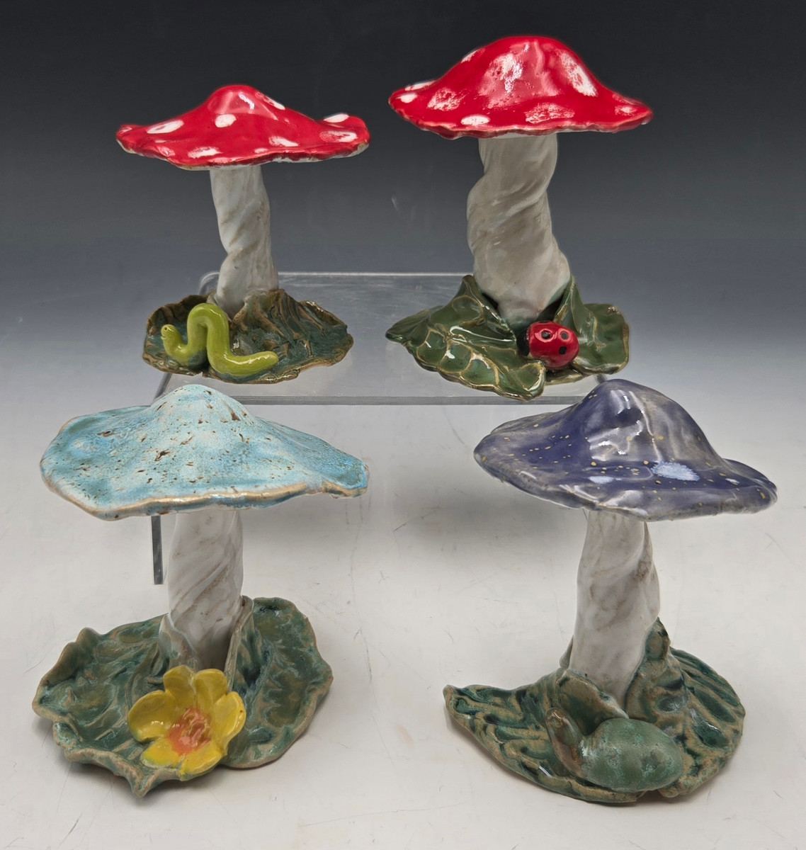 Mushroom with Leaves