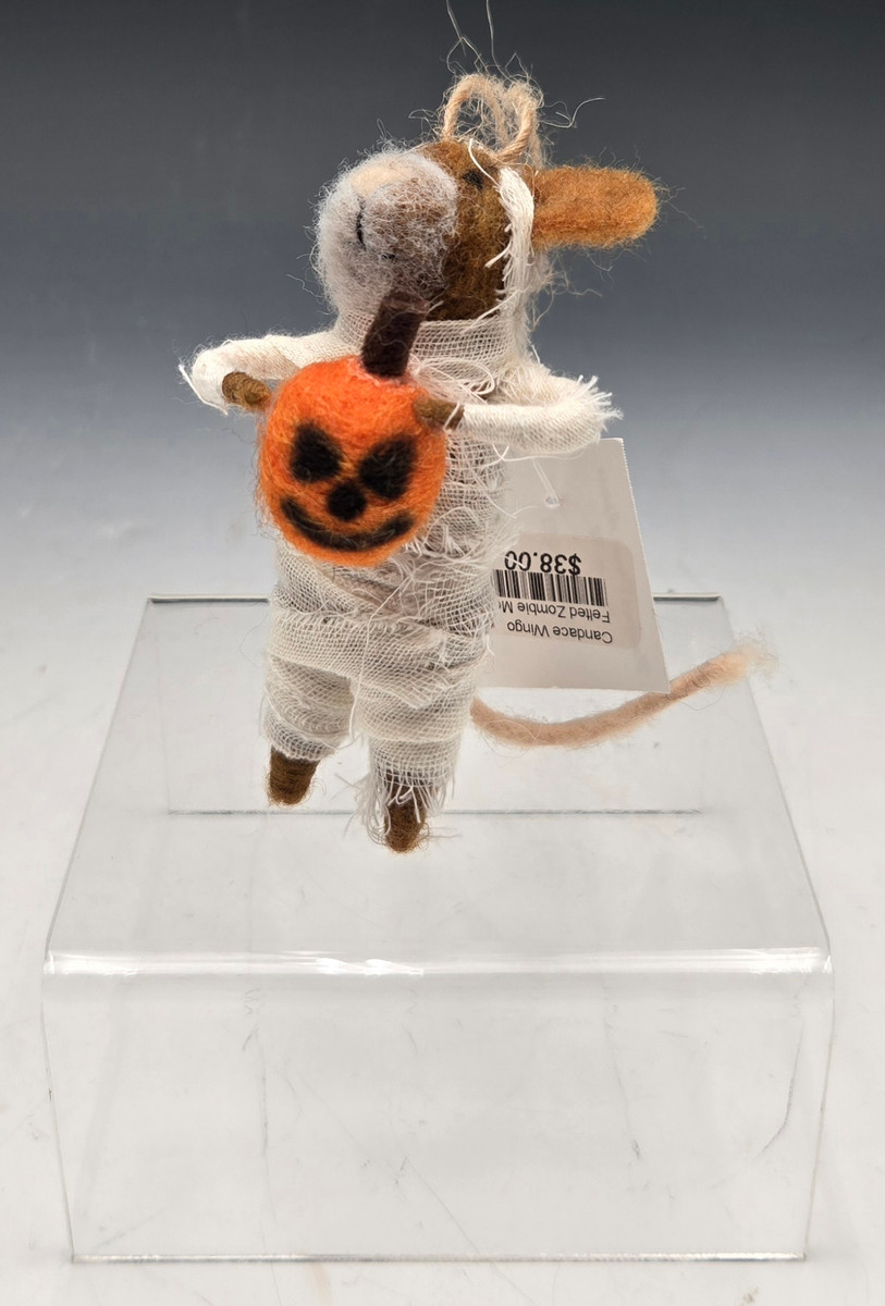 Felted Zombie Mouse