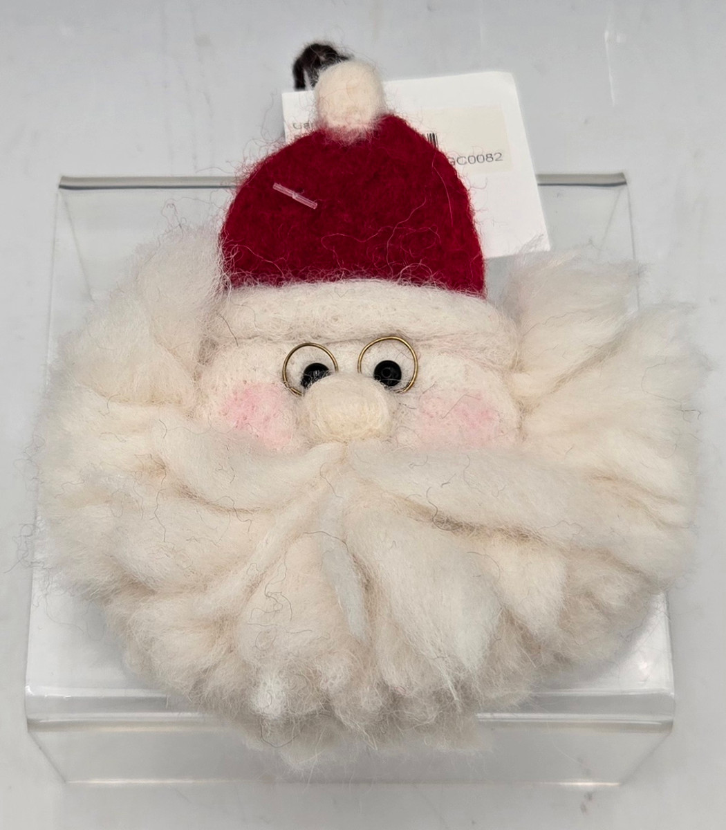 Felted Santa Face