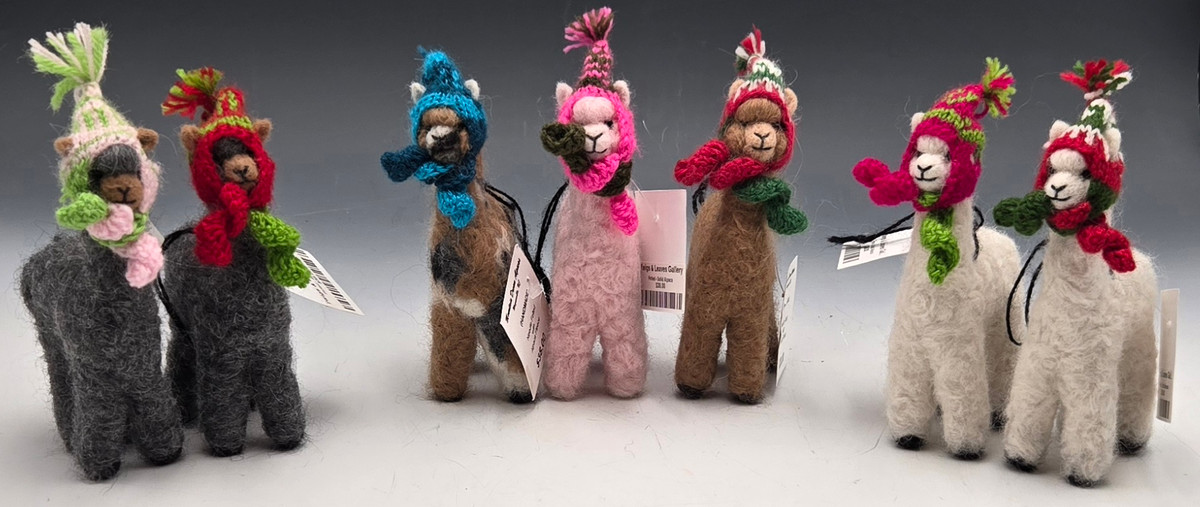 Felted - Spotted Alpaca
