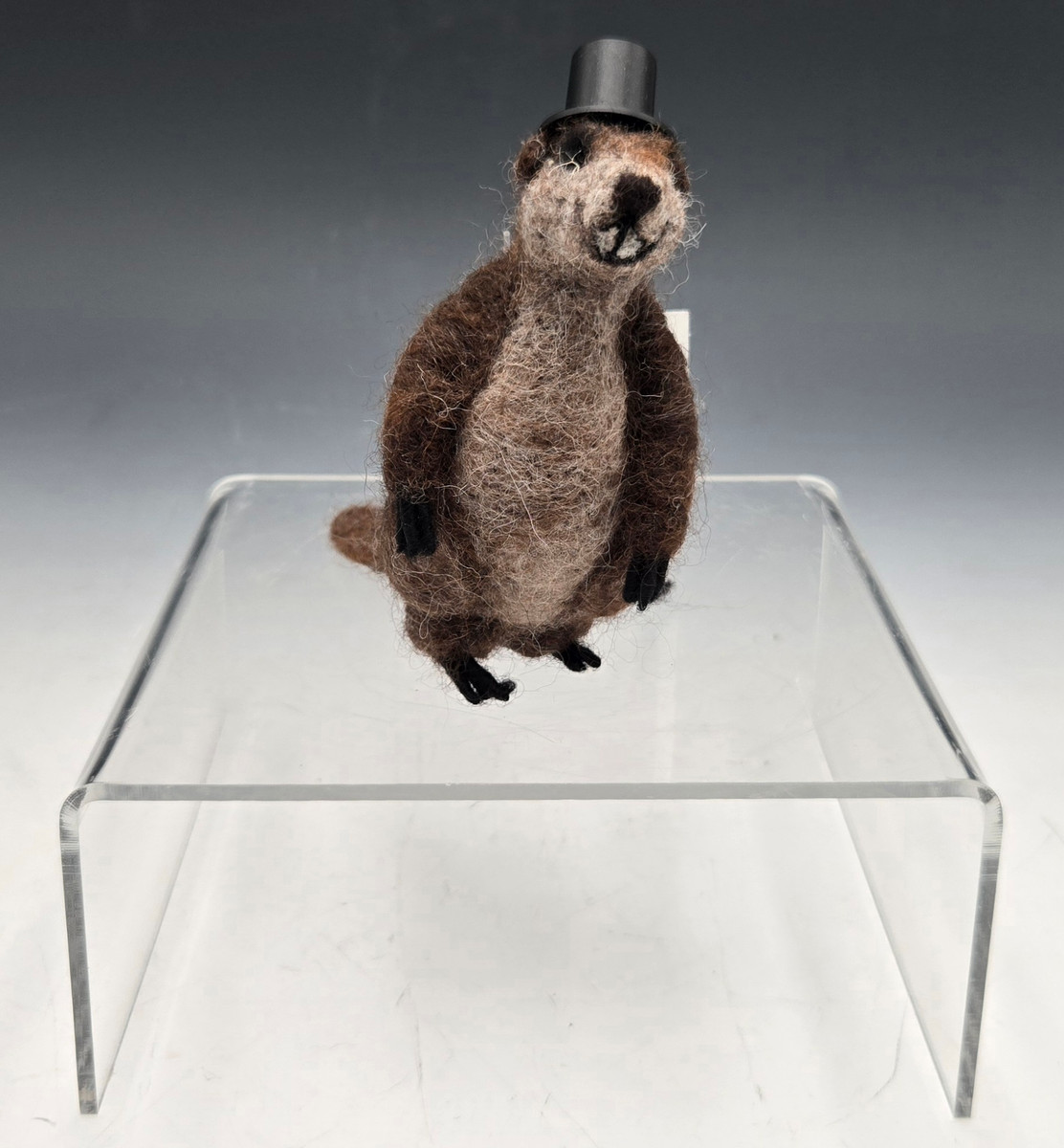 Felted Groundhog