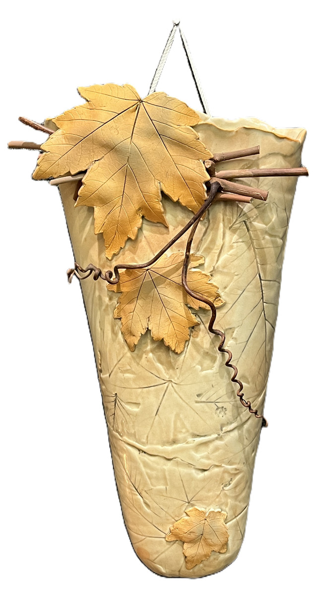 18 -Gaint Wall Vase, White