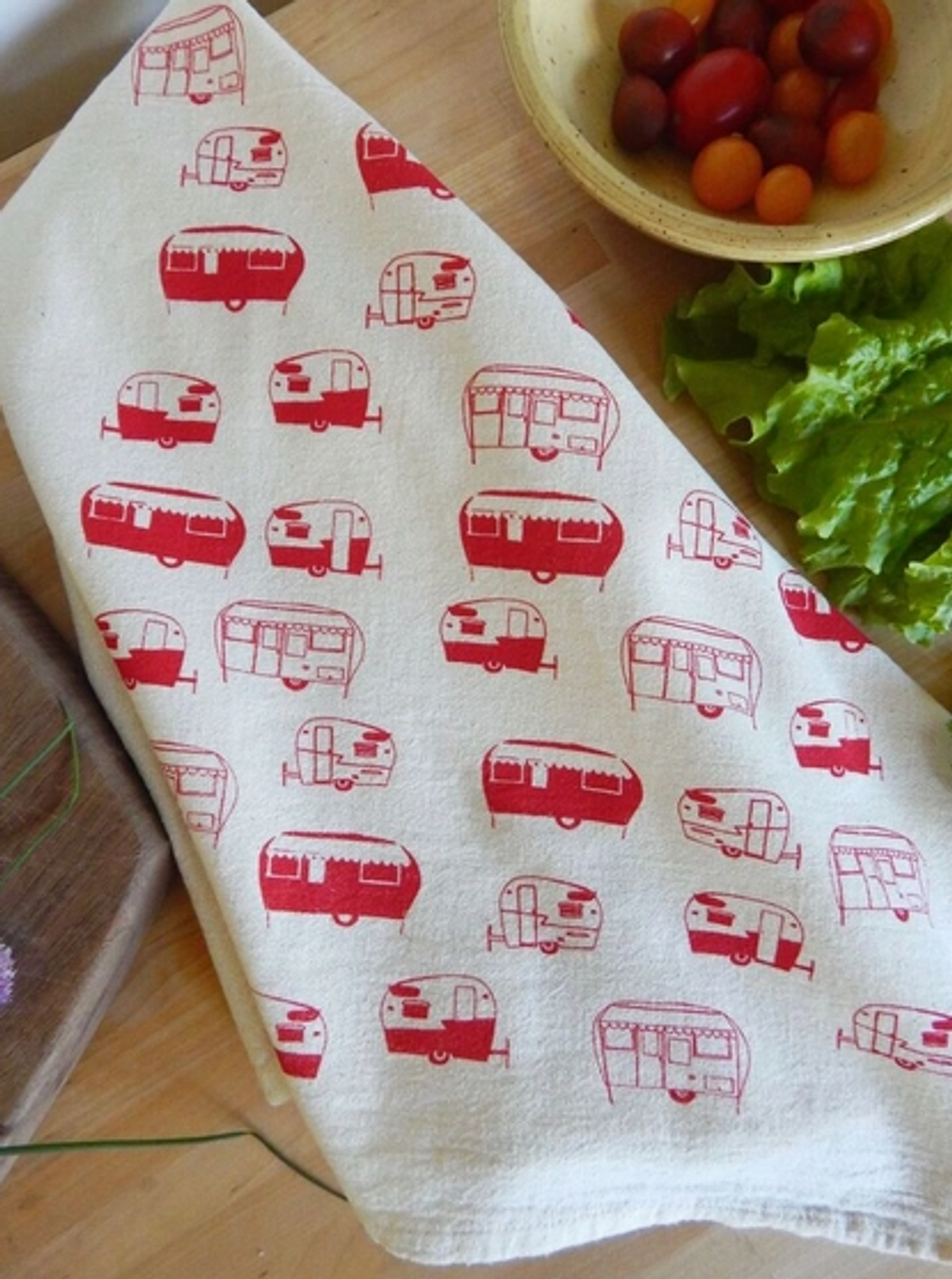 Towel - Camper, Red