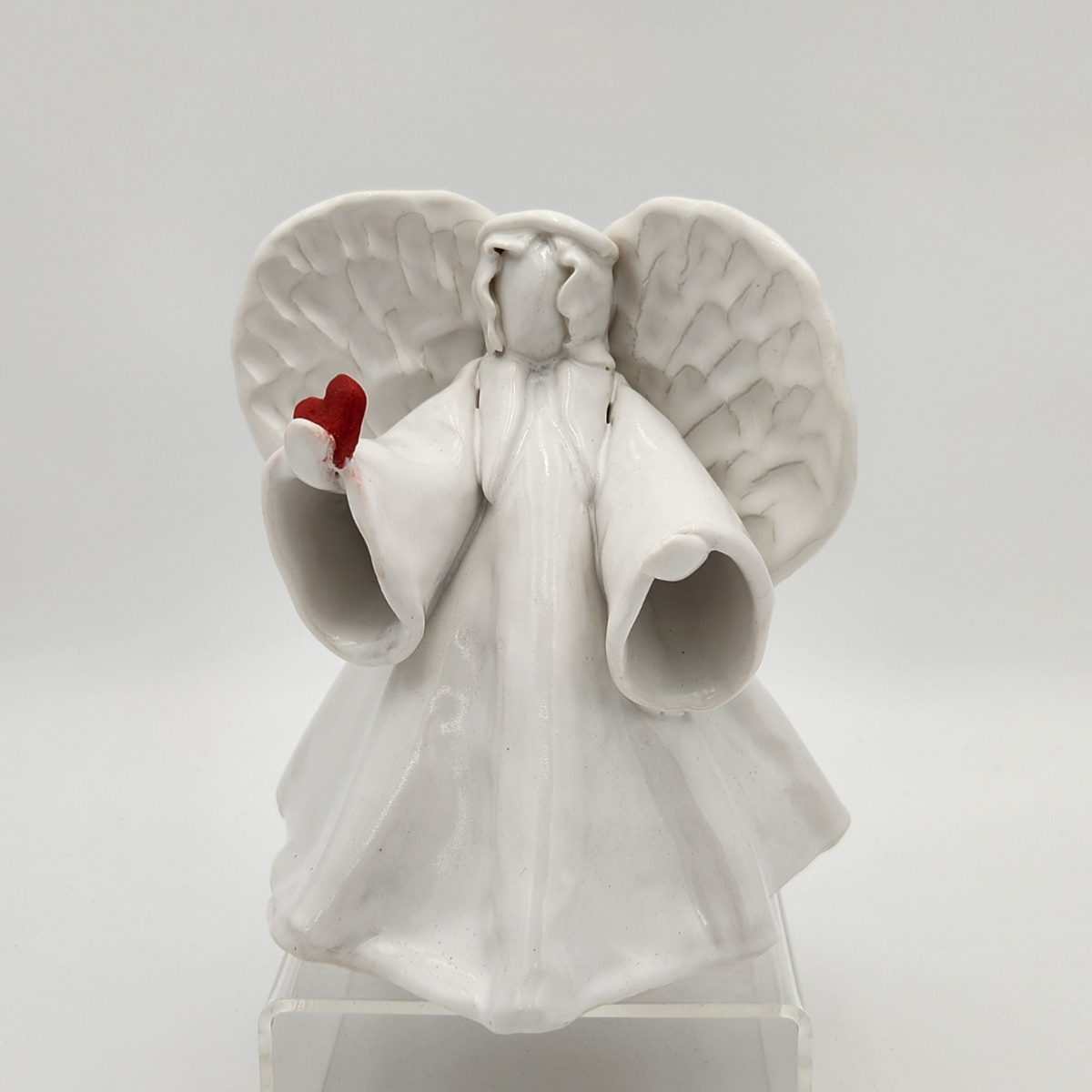 Medium Angel with Red Heart