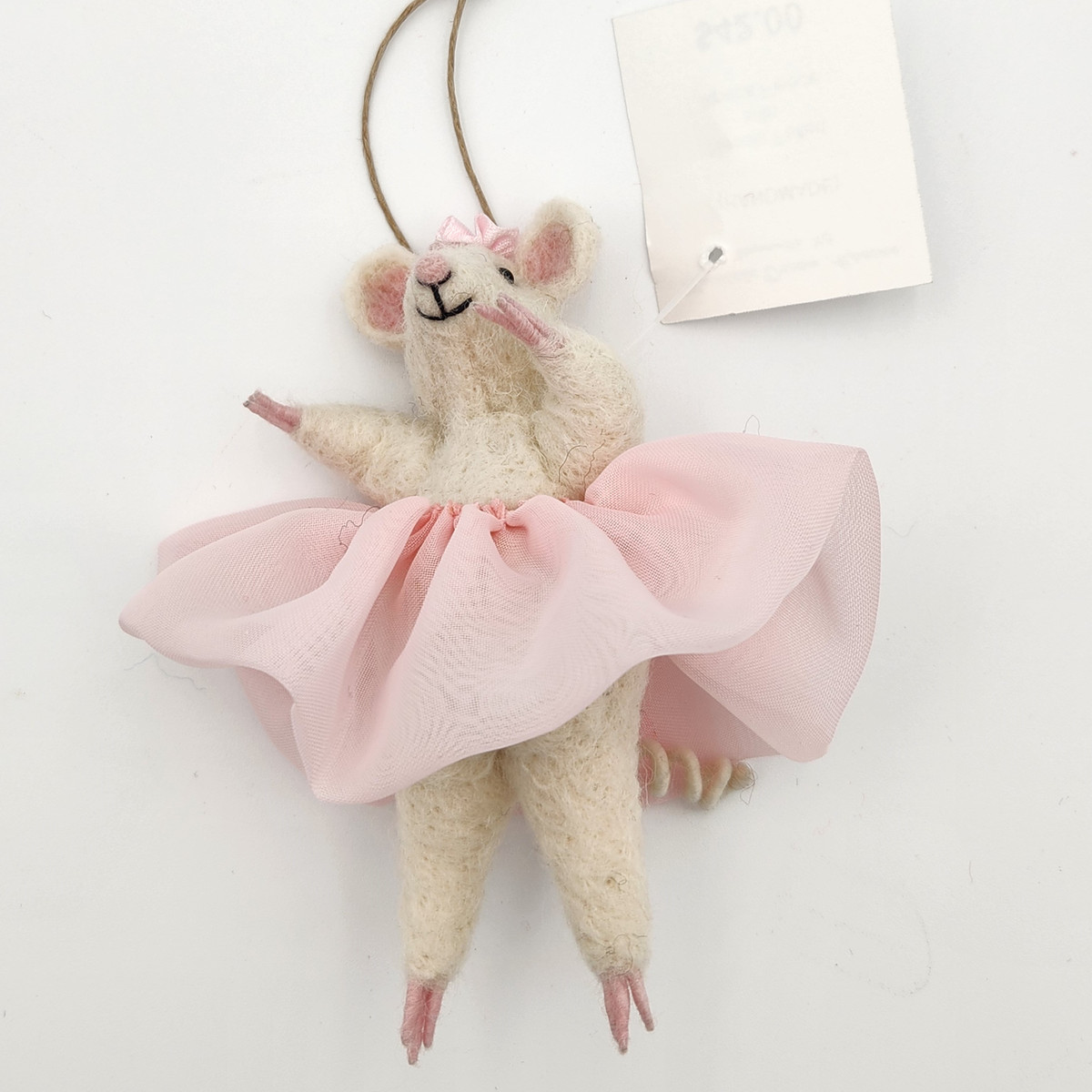 Felted Mouse Ballerina