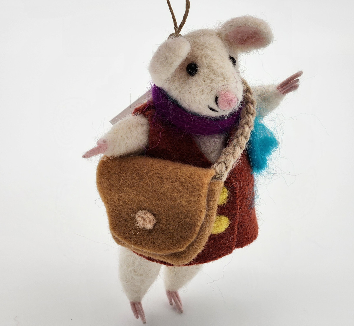 Felted Mouse Traveler