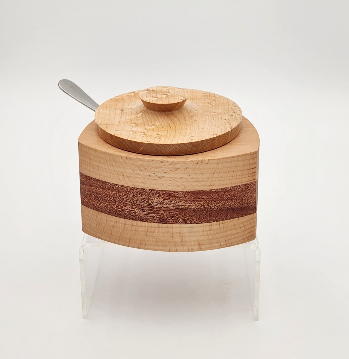 Salt Cellar ~ Beech/Mahogany/BE Maple