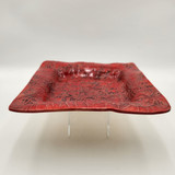 Dish - Red Poppy, Square