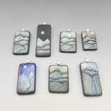 Wine Bottle Pendant w/cord