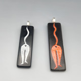 Wine Bottle Pendant w/cord