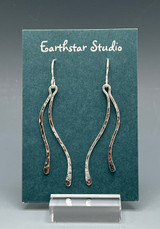 Earrings - Wave, Silver
