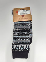Black Pattern Socks