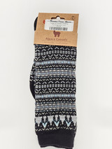 Black Pattern Socks