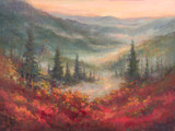 Autumnal Aura II - Basic Wrap Canvas giclee, 8 x 10