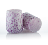 Stemless Wine Glass ~ Lavender Wisp