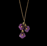 Necklace ~ Petunia 16" Adj. Pendant