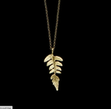 Fern Pendant on Chain - 18" adj.