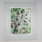Clock - Fused Glass Hanging #6