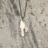 Necklace - Cardinal with Mountain/Laurels