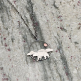 NK ~ Bear & Mtn. Scene Circle