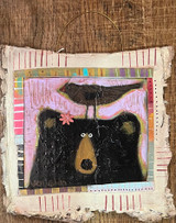 Cardboard Bear Hanging (small)