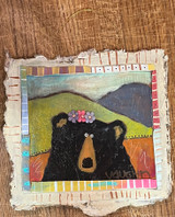 Cardboard Bear Hanging (small)