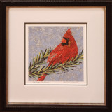 Framed Giclee ~ Carolina Cardinal ~ 12 x 12
