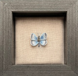 Embroidered Blue Butterfly