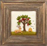 Stumpwork - Deer Under Pear Tree