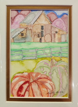 Matted Original Watercolor
