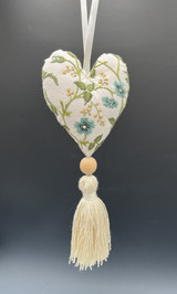 Embroidered Hanging Heart- Lg