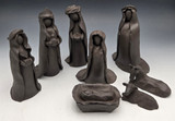 8 - Piece Nativity, Black, 7"-8"