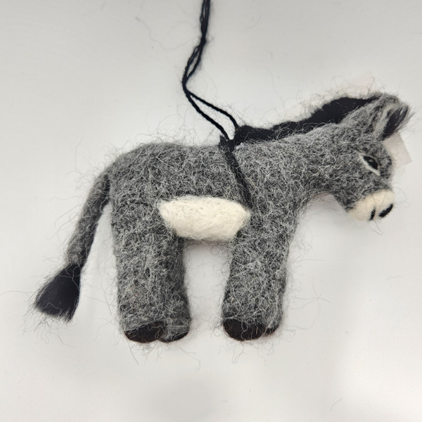 Felted Donkey ~ Grey