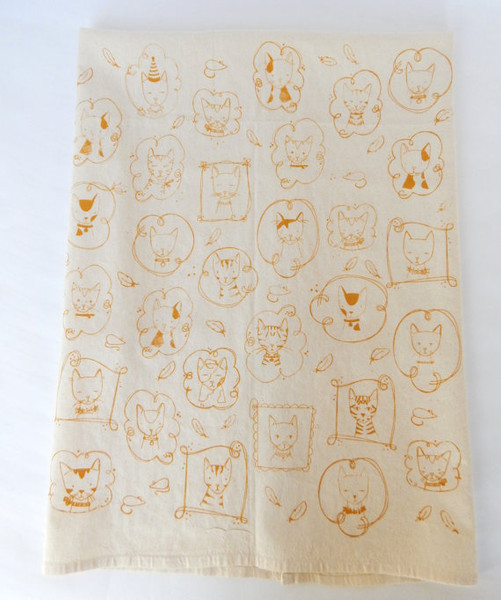 Towel - Yellow Cat