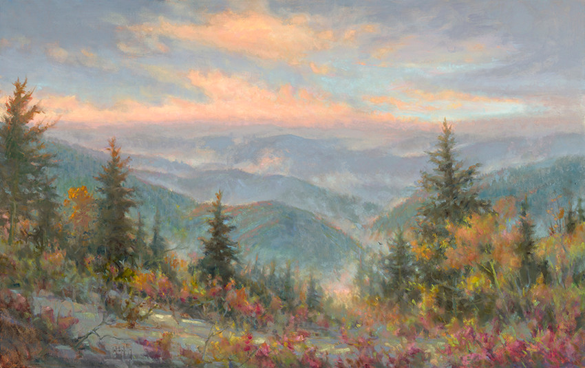 Autumn Splendor - 24 x 40 Gallery Wrapped Canvas Giclee