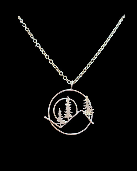 Necklace - 3 Trees on a Hill, Casting