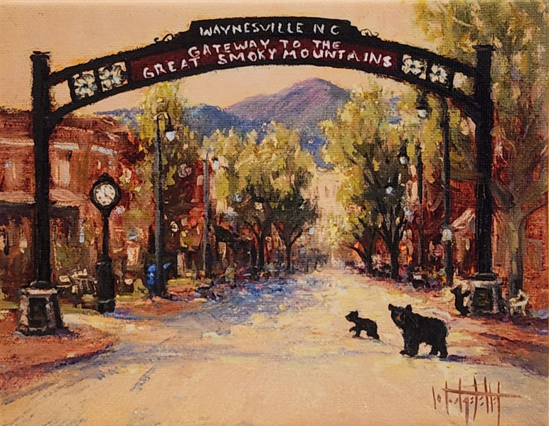 8 x 10 Print - Our Town, Waynesville NC