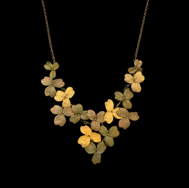 Necklace ~ Wood Sorrel 16" Adj. Statement