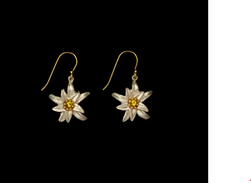 Earrings ~ Edelweiss Wire