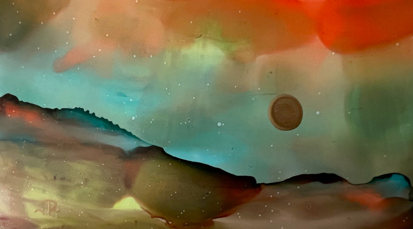 Alcohol Ink Dreamscape #886