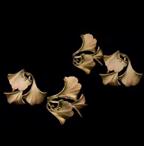 Napkin Rings - Ginkgo - Set of 4