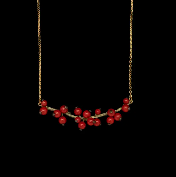 Necklace ~ Winterberry Bar - 16" Adj.