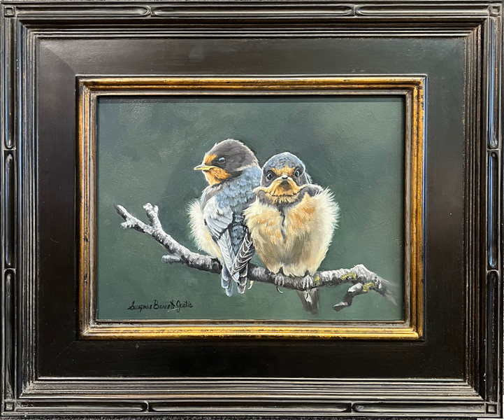 Two of a Feather - Barn Swallow Fledglings