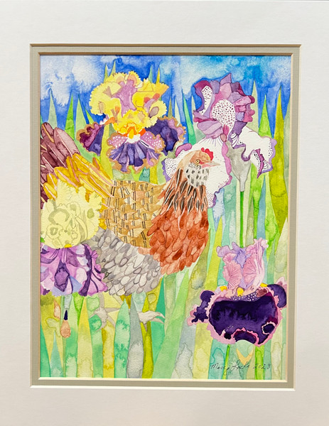 Chicken in the Iris